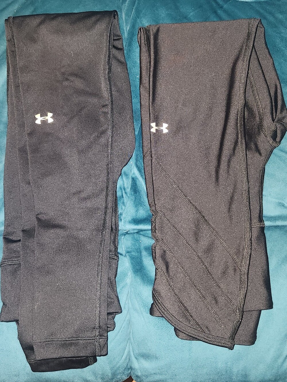 Under Armour Kids' Black Athletic Leggings - Compression Performance